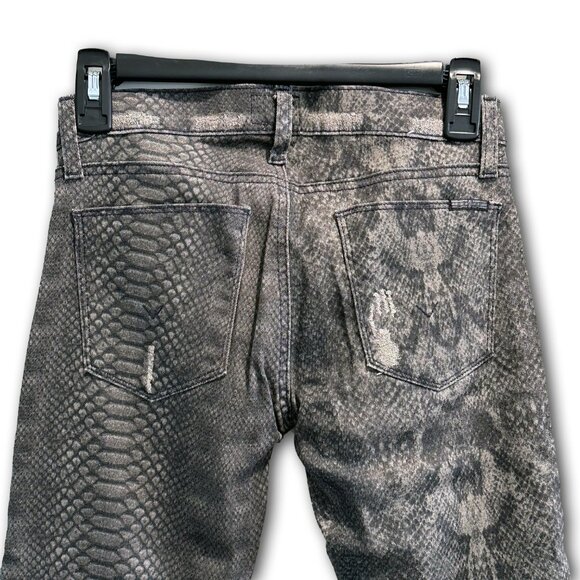 👖 Hudson Krista Skinny Jeans w/ Snakeskin Detail // Size 25 / EUC! - Picture 5 of 12